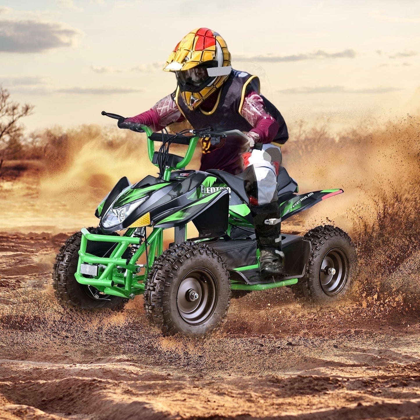 Hoverheart 36V 500W Electric ATV Dirt Quad w/ Disc Brakes | 15 mph