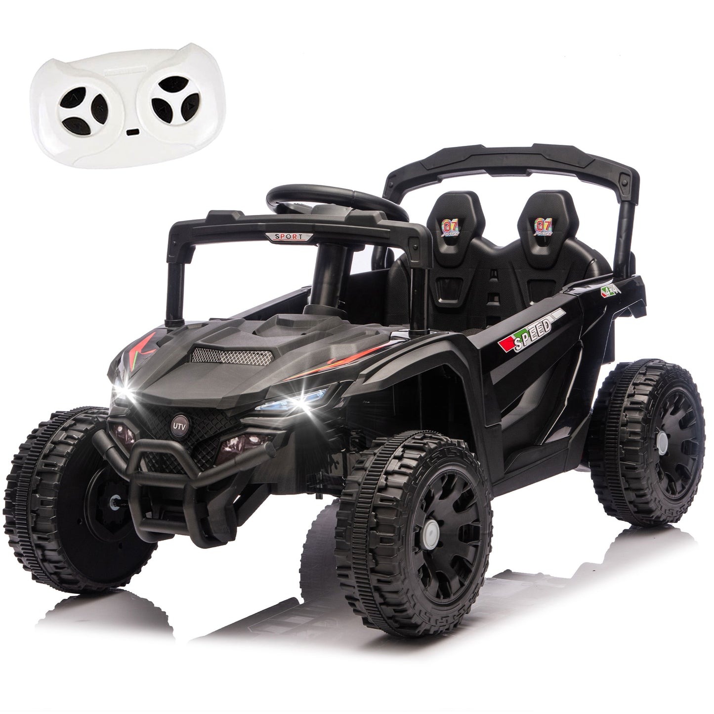 24V Kids UTV | Dual 80W Motors, Suspension & Remote | Kids Rider