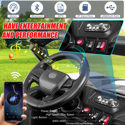 Lil Drivers 24V 4×200W Off-Road Buggy Ride-On Car w/ Remote | 2-Seater