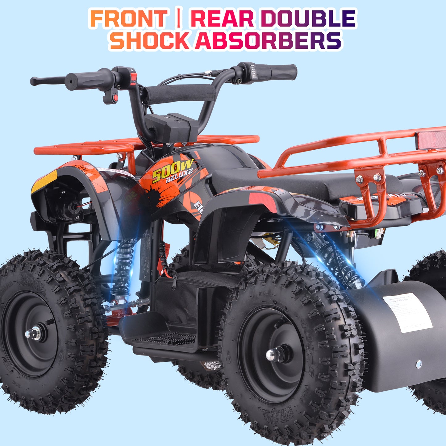 36V Electric ATV Dirt Quad for Kids | 4-Wheel Drive