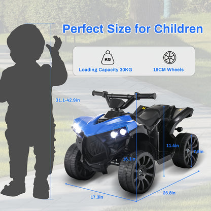 Kids Electric Quad ATV with Headlights & Pedal Accelerator - 36V Power | All-Terrain - Ideal Birthday/Christmas/Hallowen Gift