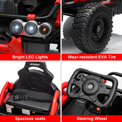 24V Electric Ride-On Car/ATV for Bigger Kids | Best for Outdoor Racing Fun for Children Aged 3 to 12 Years. (A Perfect Christmas Gift)