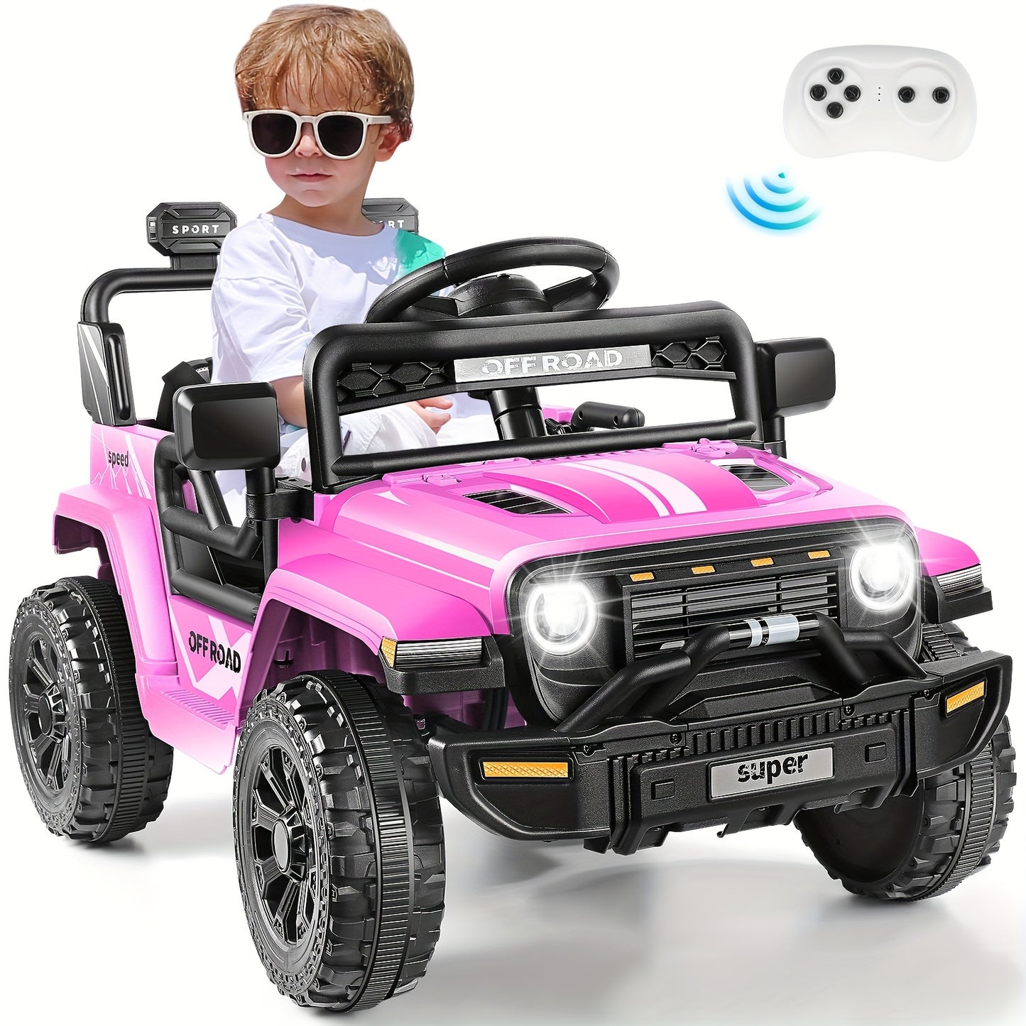 Lil Drivers 12V Kids Electric Truck w/ Remote & MP3 | Dual Drive