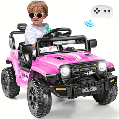 Lil Drivers 12V Kids Electric Truck w/ Remote & MP3 | Dual Drive