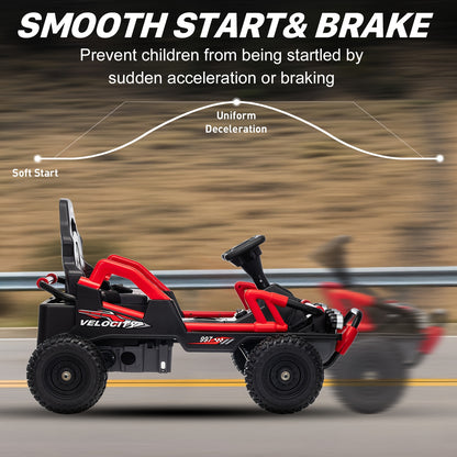 24V Electric Ride-On Car/ATV for Bigger Kids | Best for Outdoor Racing Fun for Children Aged 3 to 12 Years. (A Perfect Christmas Gift)