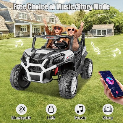 Lil Drivers 24V 4×200W Off-Road Buggy Ride-On Car w/ Remote | 2-Seater