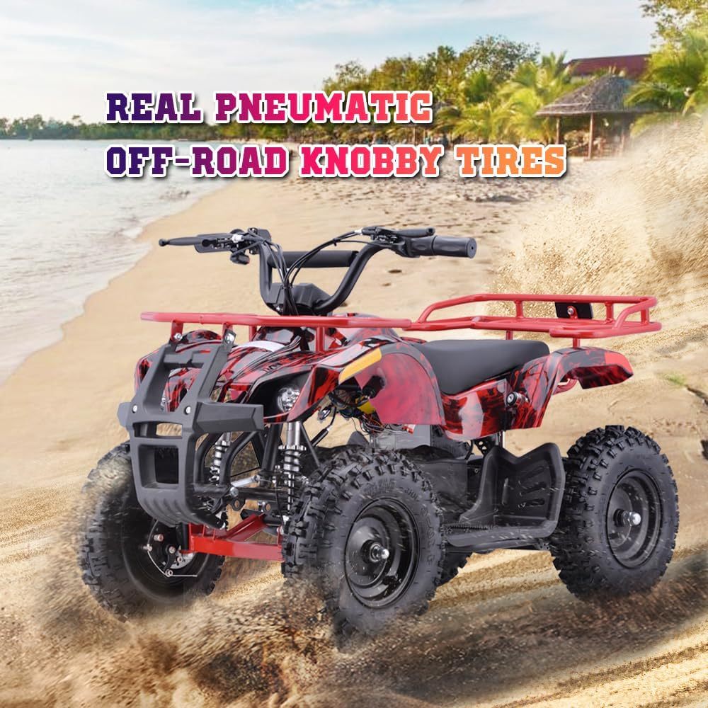 36V Electric ATV Dirt Quad for Kids | 4-Wheel Drive