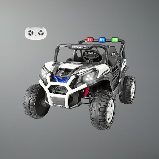 24V 4X4 Drive All Terrain Off-Road Beach Buggy Ride-On UTV for Kids w/ Remote | 2-Seater