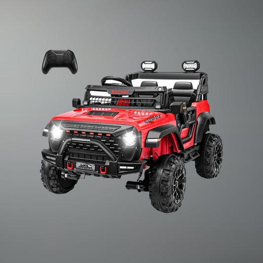 24V Ride On Jeep/Truck for Kids | 2-seater Electric Jeep With Safety Seat Belt
