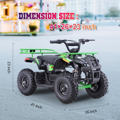 36V Electric ATV Dirt Quad for Kids | 4-Wheel Drive