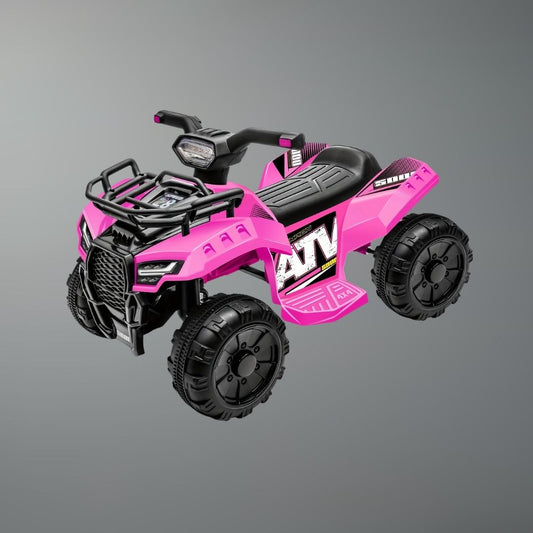 6V Kids Quad ATV w/ Push-Button Go - 4-Wheel Drive(1.5 - 4 years Old Kid)