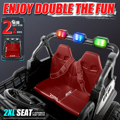 Lil Drivers 24V 4×200W Off-Road Buggy Ride-On Car w/ Remote | 2-Seater