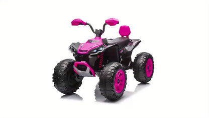 24V Kids Electric ATV for Kids | 4-Wheeler Drive ATV | Battery Powered Electric Vehicle for Kids | Music,Spring Suspension