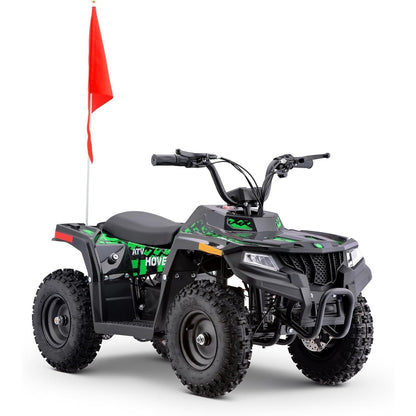36V Electric ATV Dirt Quad Bike with 500W Motor, Long Range Drive | 4-Wheel Drive with Parent Speed Control