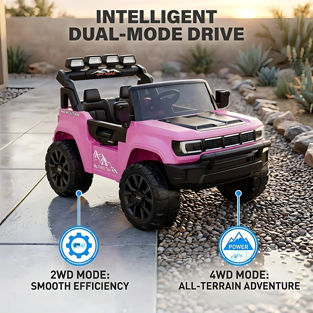 24V Kids Ride-On Truck | 2 Seater, 4×75W 4WD | Kids Rider