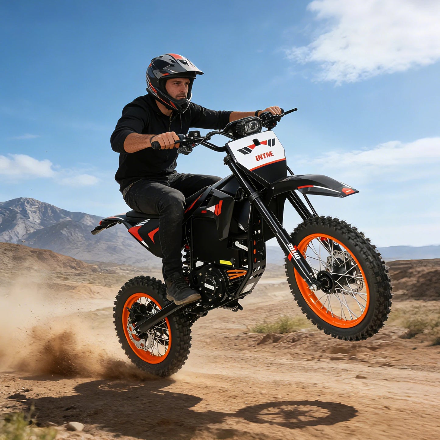 High Performance 60V Electric Dirt Bike | 4500W Peak, 50 MPH & 60 Miles | Kids Rider