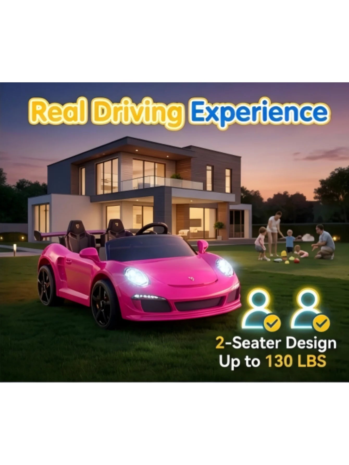 Licensed RUF CTR3 24V 4WD 2-Seater Ride-On Car | Kids Rider