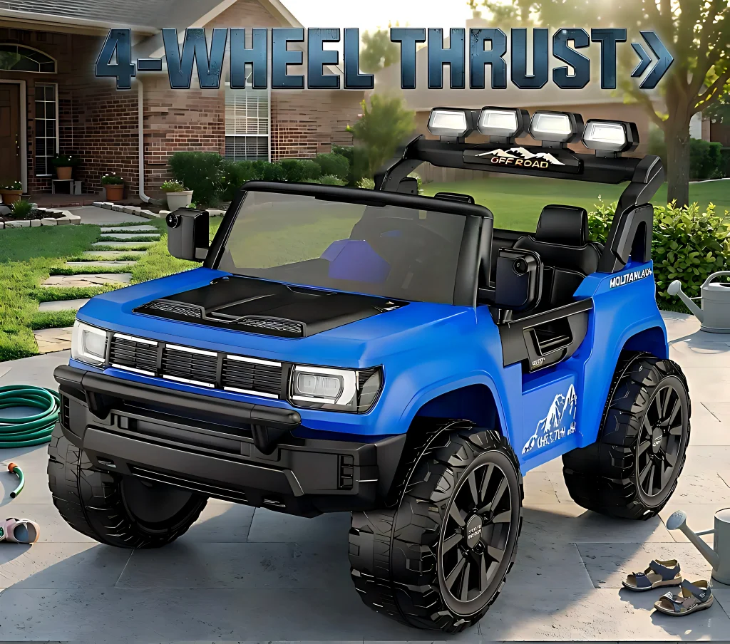 24V Kids Ride-On Truck | 2 Seater, 4×75W 4WD | Kids Rider