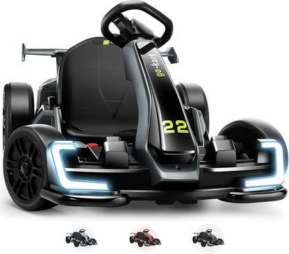 High End 24V Kids Electric Drift Go Kart 300W 8.5MPH | High Speed of Up to 25km/h