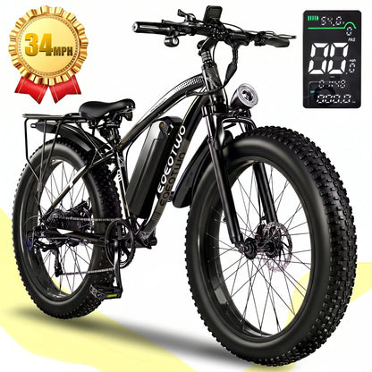 EOEOTWO Heavy-Duty E-Bike | 400 lbs Capacity | 65Nm Torque, 5 Riding Modes | Kids Rider