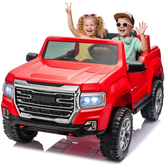 GMC Canyon 4X4 24V 4WD Kids Ride-On Truck | 4 Motors 7AH Power Battery Electric Pickup Car for Kids