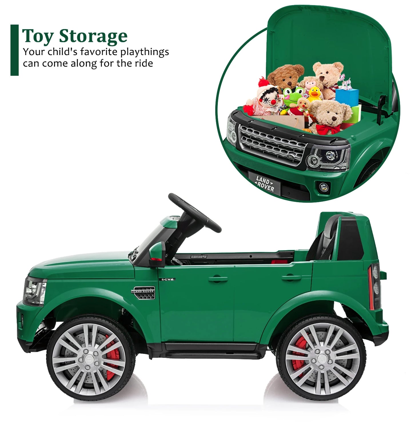 12V [Dual Drive] Land Rover Discovery Kids Ride-On Car w/ Parent Remote (Age: 3-8Y)