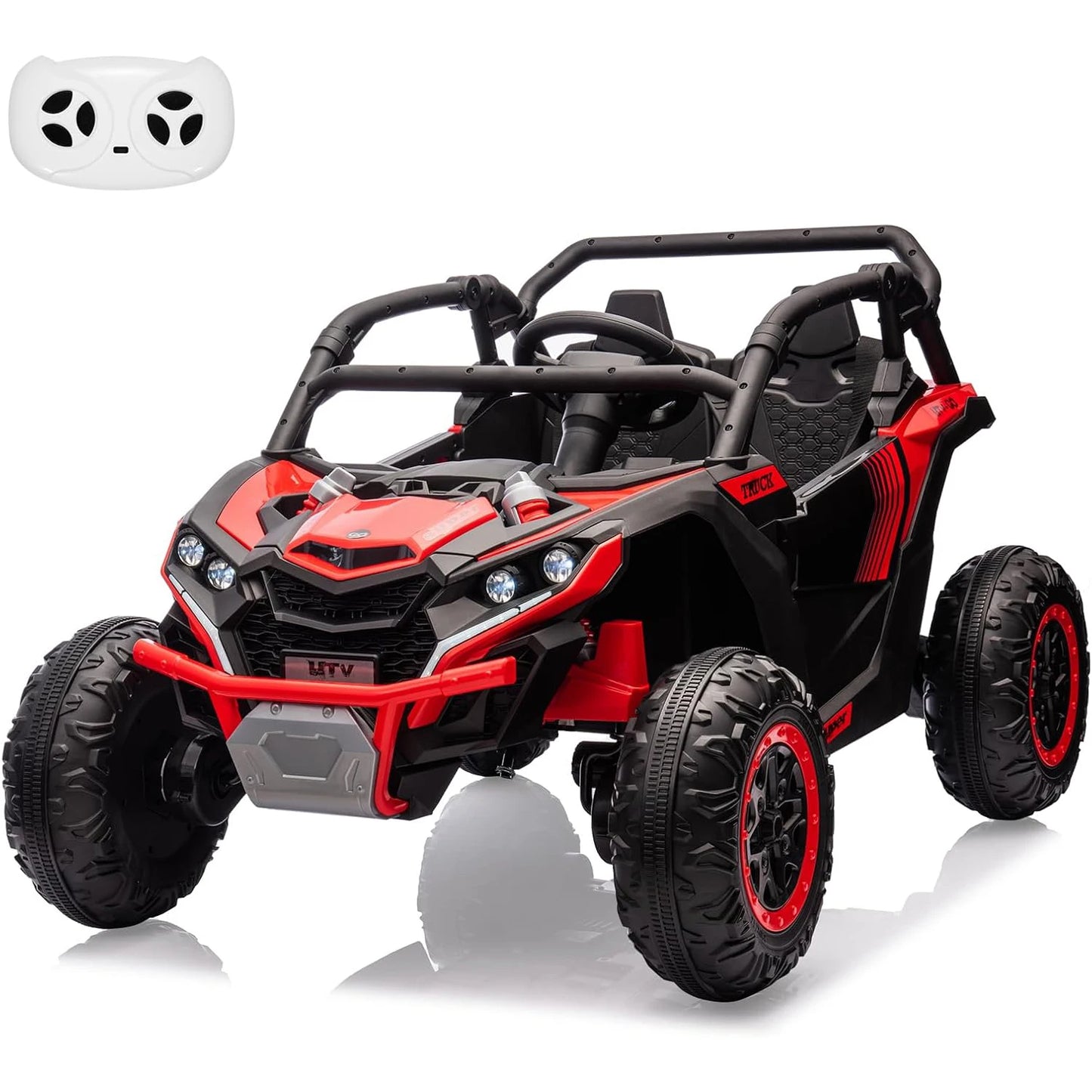 24V 4WD 2-Seater Kids Ride-On UTV W/ Parent Remote Control(Age: 3 to 10Y)