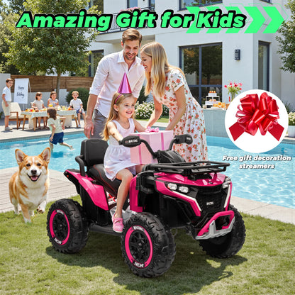 24V XL 2-Seater Kids ATV | 800W Motors & 19" EVA Tires | Quad Bike for kids | Kids Rider