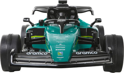 12V Aston Martin F1 Kids Ride-On Car with Parent Control | Real F1 Driving Car(4-12 Years Kid)