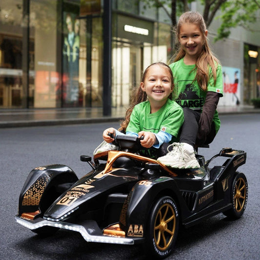 12V 2-Seater F1 Sport Kids Go Kart with Parent Control | Kids Rider (Recommended Age: 3–8 Years)