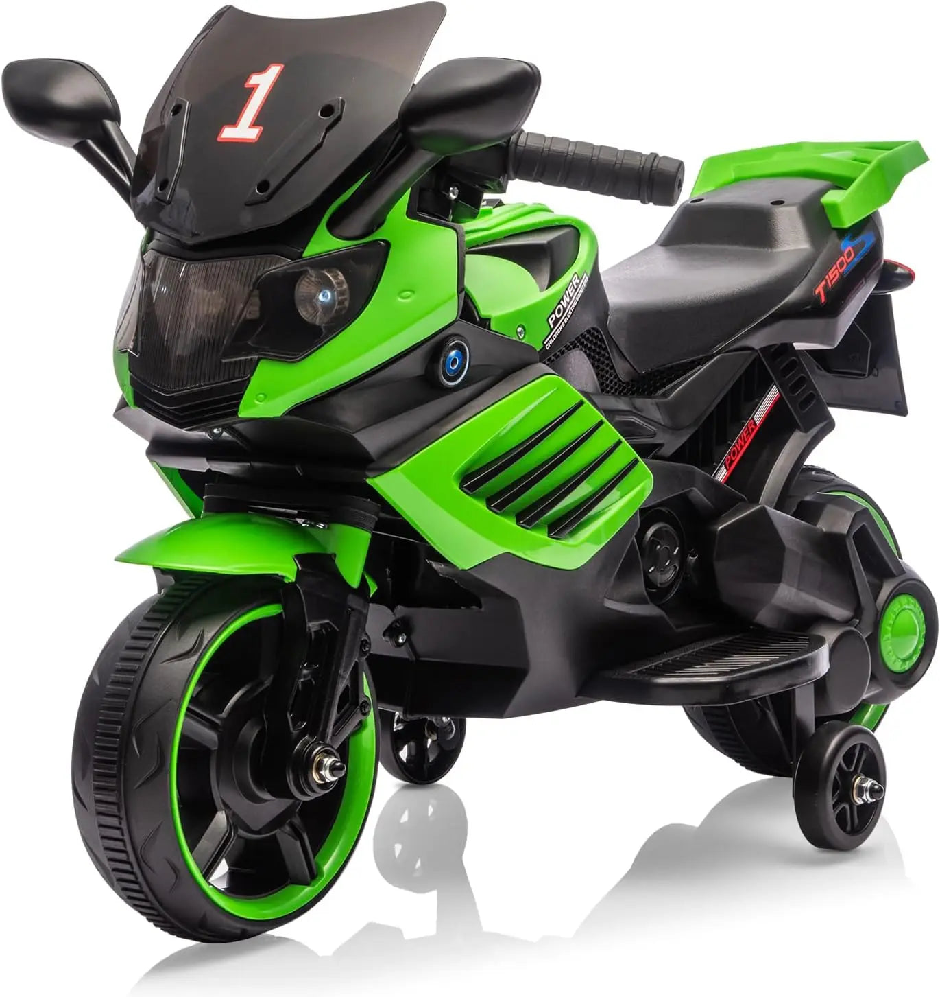 6V Ride-On Motorcycle for Kids & Toddlers | Training Wheels & Music | Kids Rider