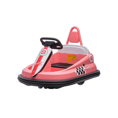 6V Kids Ride-On Bumper Car with 360° Spin & Lights | Kids Rider