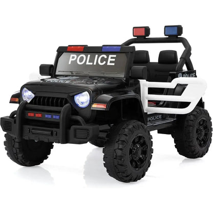 12V Kids Police Ride-On Jeep with Remote Control | Kids Rider