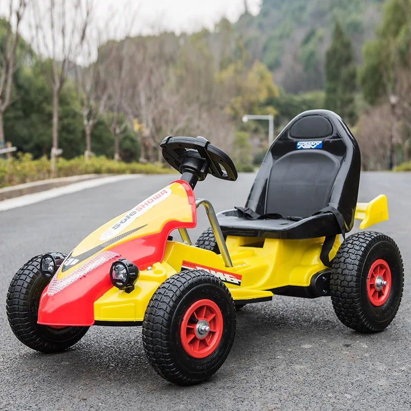 24V Kids Go Kart with Remote for Kids & Adults | Inflatable Tires | Kids Rider