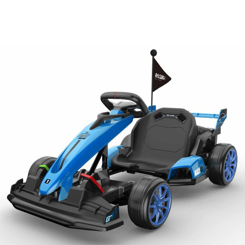 Go Kart for Kids - 24V Drift Cart with 300W Motors, EVA Tires & Parent-Safety