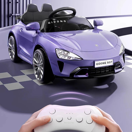 Kids Electric Ride-On Racing Car | Remote Control & Slow Start | Kids Rider