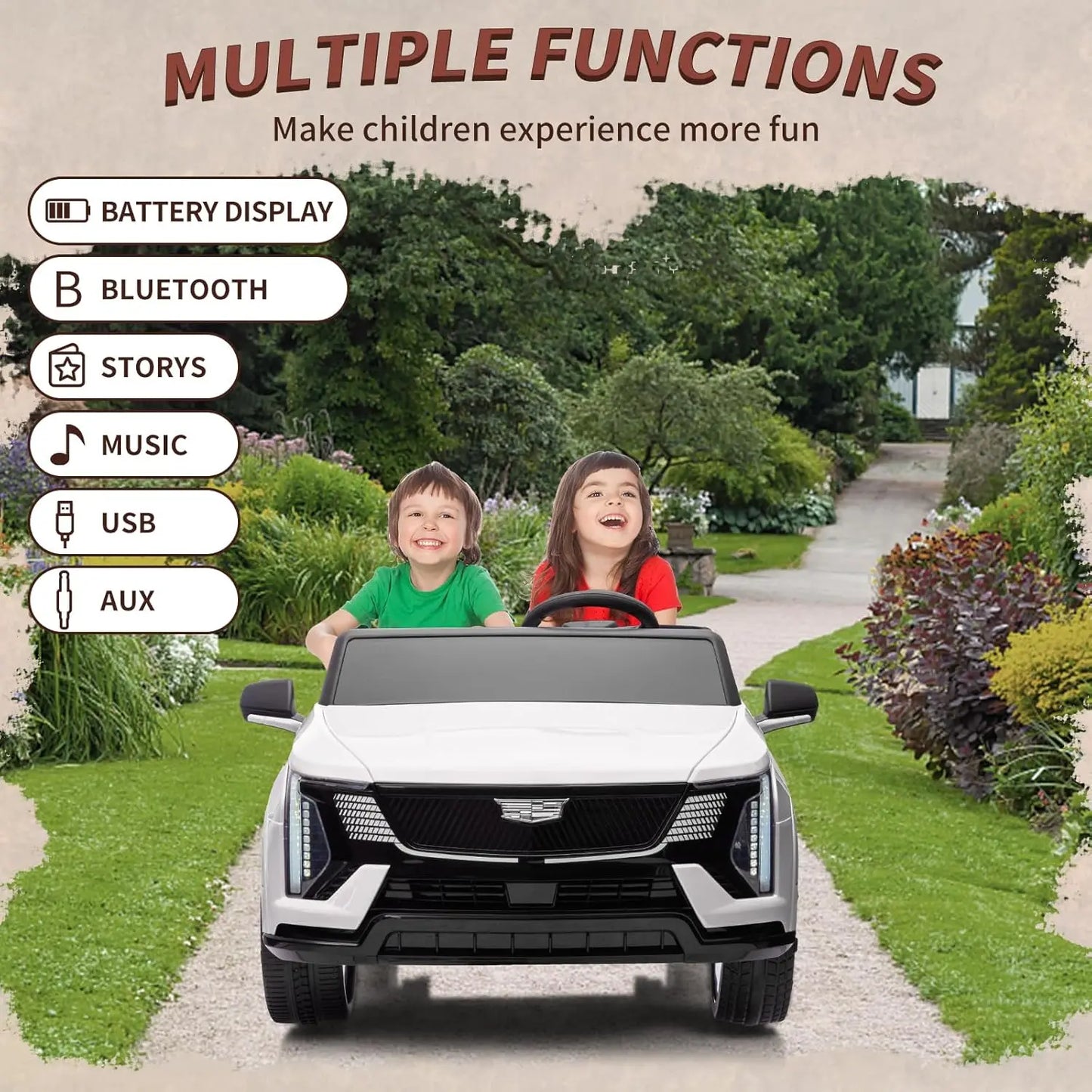 24V Licensed Kids Ride-On Car | 2 Seater, Remote & Suspension | Kids Rider