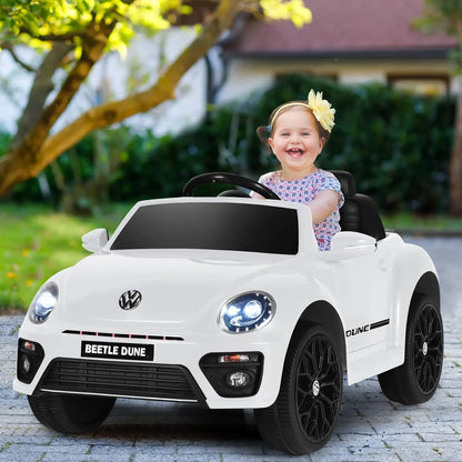 Volkswagen Beetle 12V Kids Ride-On Car w/ Remote | 1-Seater