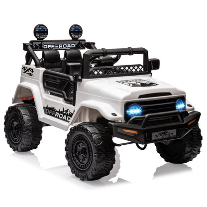 OFF Road 12V Kids Ride-On Truck w/ Remote, Bluetooth & LED |2-Seater