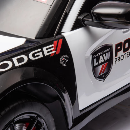 🚔 Dodge Charger 12V Kids Ride-On Police Car w/ Remote & Lights
