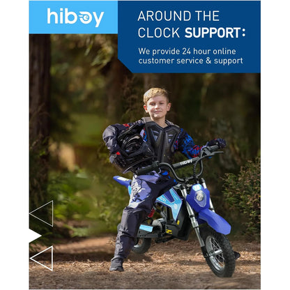 Hiboy 36V 300W Electric Dirt Bike for Kids | 15.5 MPH | Kids Rider
