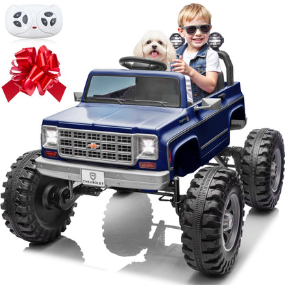24V Chevrolet Cheyenne Kids Ride-On Truck w/ Parent Remote | 2X200W Powerful Motor