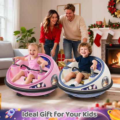 12V Kids Electric Bumper Car for Ages 2–6 | 360° Spin & Remote | Kids Rider