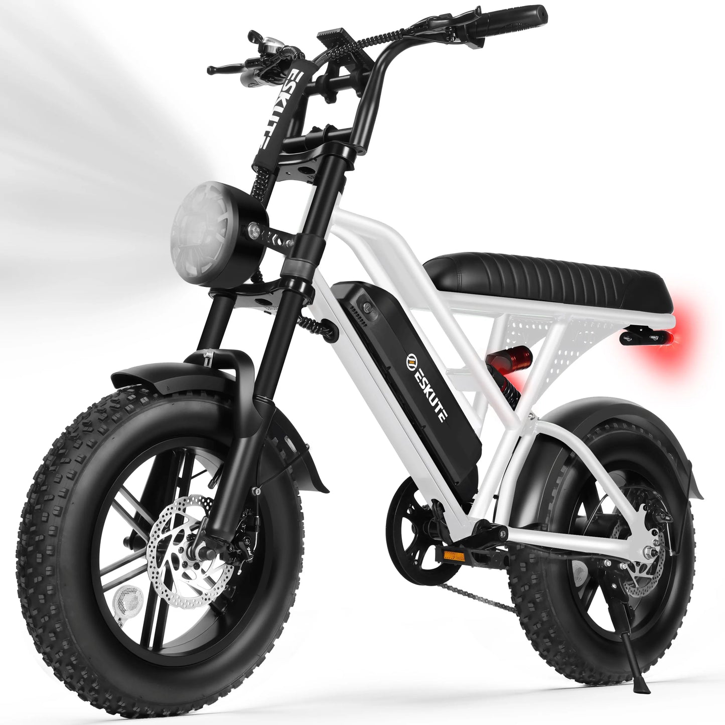 ESKUTE V100 Electric Dirt Bike | 1500W Peak | 48V 13Ah | 28 MPH| 60-Mile Range | Kids Rider