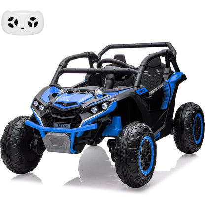 24V 4WD 2-Seater Kids Ride-On UTV W/ Parent Remote Control(Age: 3 to 10Y)
