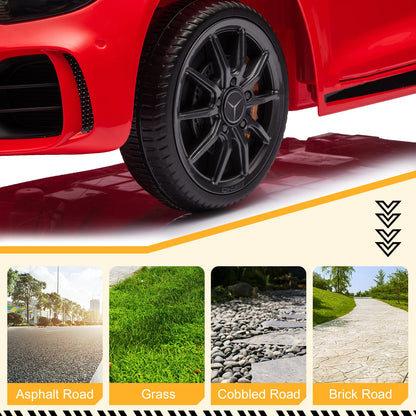 LEADZM Dual Drive Mercedes-Benz 12V Kids Ride-On Sports Car w/ Remote | 1-Seater