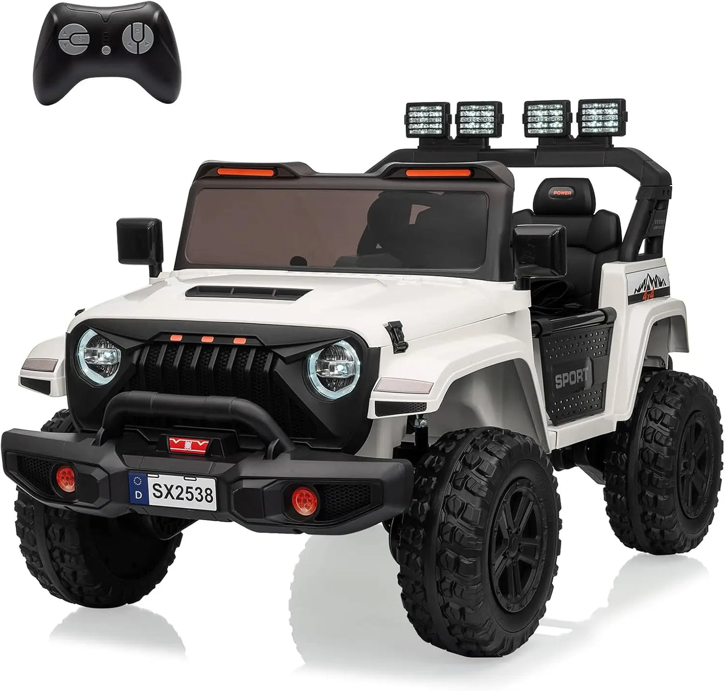 24V Kids Ride-On Truck | 4×200W Motors, 2 Seater & Remote | Kids Rider