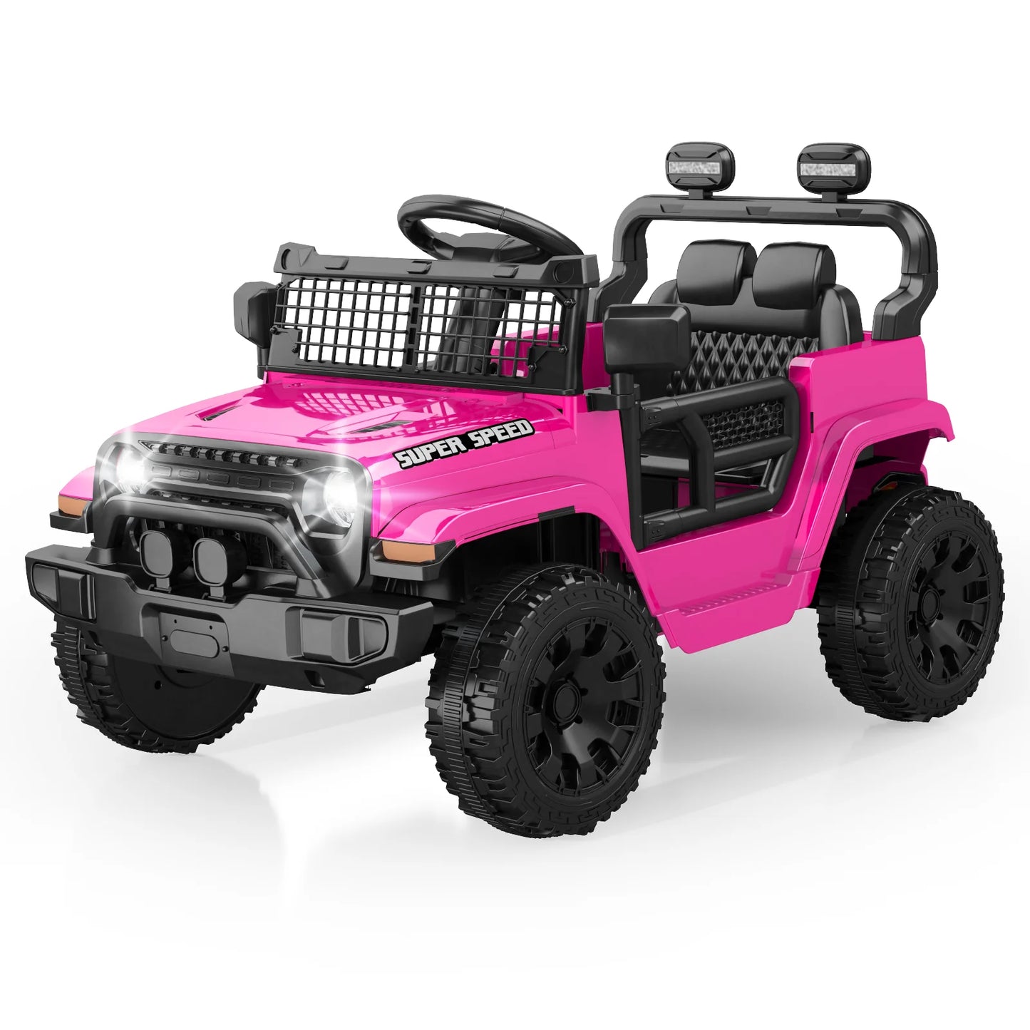 12V Kids Ride-On Car with Parent Remote | Spring Suspension | Kids Rider (Recommended Age: 2–6 Years)