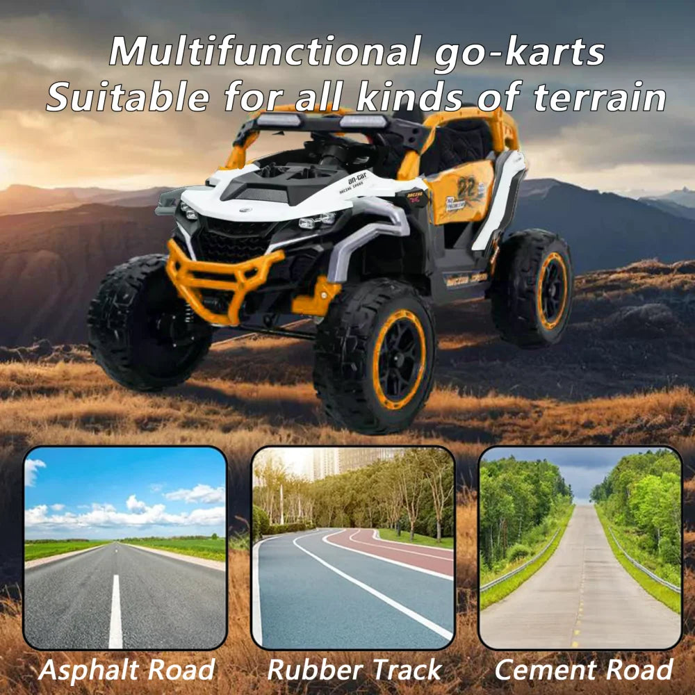 12V 2-Seater Kids Ride-On UTV Truck with Parent Remote | (4-12 Years Age)