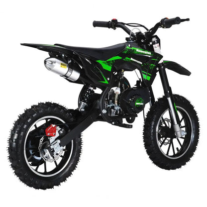 49cc Mini Kids Dirt Bike 2-Stroke Gas Motorcycle W/ Off-Rode Tire Up To 25 MPH